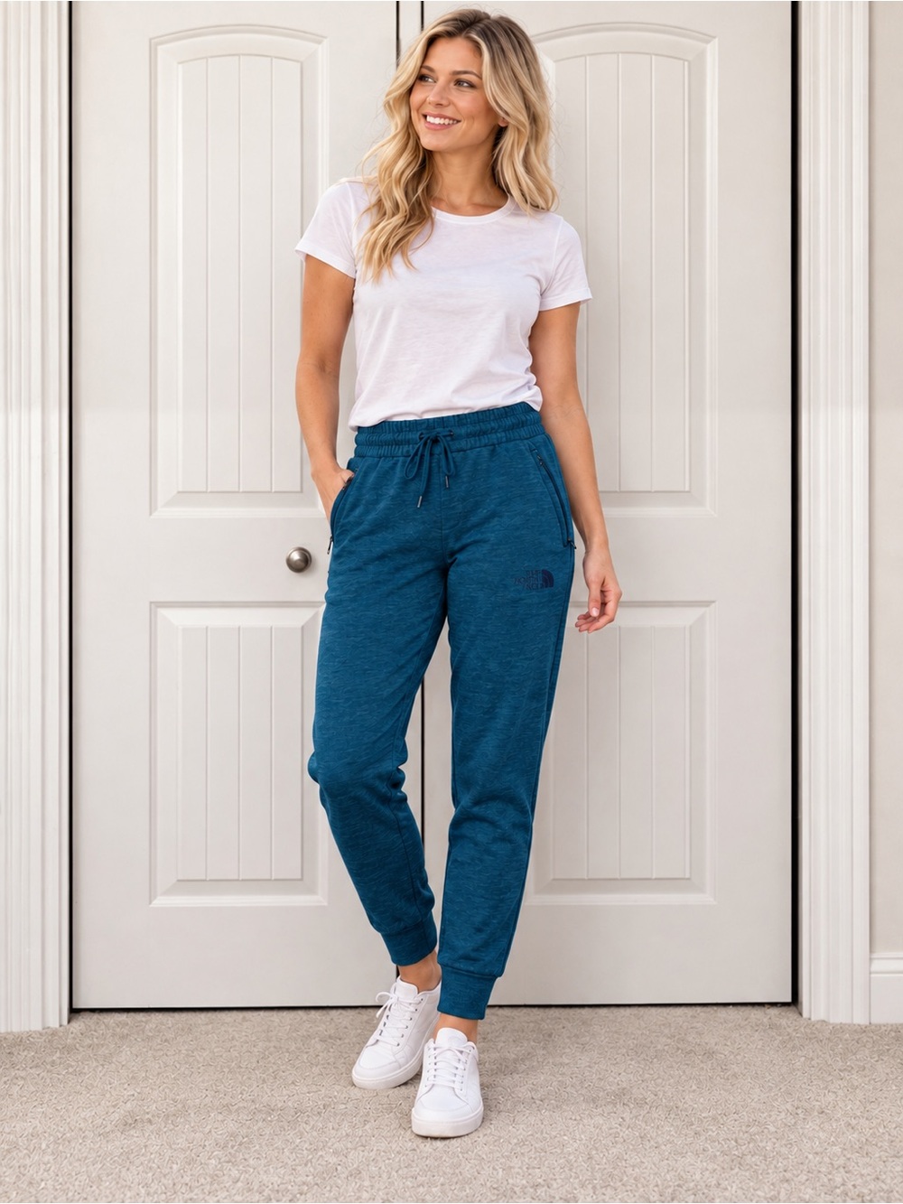 The North Face Women’s Teal Blue Joggers – Size Small